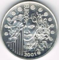 (№2001km1265.1) Монета Франция 2001 год 6.55957 Francs (В прошлом году французский Франк)