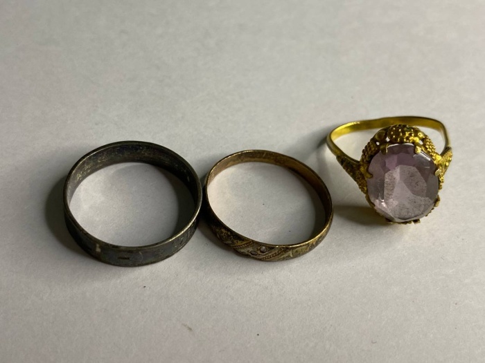 Набор украшений 3 кольца, 925 проба