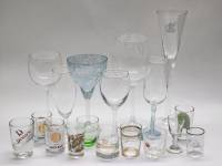 Набор бокалы фужеры рюмки и стопки разные 18 штук