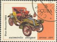 (1984-090) Марка Куба "Дион-Бутон 1903"    Автомобили III Θ