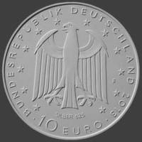 () Монета Германия (ФРГ) 2013 год 10 евро ""  Биметалл (Серебро - Ниобиум)  UNC