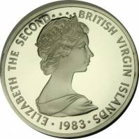 () Монета Британские Виргинские острова 1983 год 10 долларов ""   PROOF