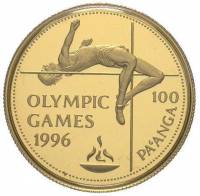 () Монета Тонга 1994 год 100  ""   Биметалл (Платина - Золото)  UNC