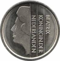 (№1982km204) Монета Нидерланды 1982 год 25 Cents (Kwartje)