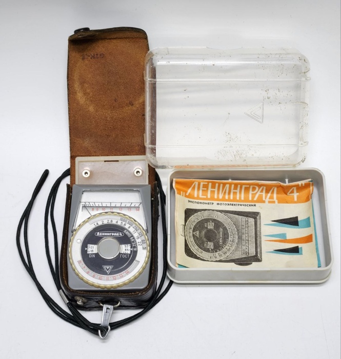 Экспонометр Ленинград 4 чехол коробка паспорт