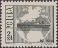 (1966-062) Марка Польша "Корабль 'Батори'"   Туризм III Θ