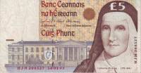 (№1997P-75b.5) Банкнота Ирландия 1997 год "5 Pounds" (Подписи: M)