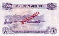 (№1978P-CS1d) Банкнота Маврикий 1978 год "50 Rupees"