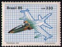 (№1985-2137) Марка Бразилия 1985 год "АМХ программы", Гашеная
