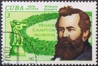 (1976-019) Марка Куба "Вильгельм Стейниц"    История шахмат III Θ