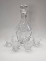 Графин и 4 стопки хрусталь