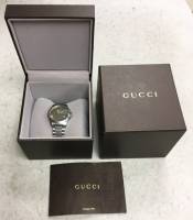 Часы наручные женские Gucci, оригинал, нержавеющая сталь, на ходу (сост. на фото)