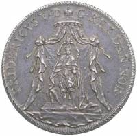 (№1747km563) Монета Дания 1747 год 2 Speciedaler
