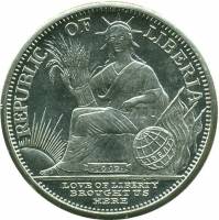() Монета Либерия 1997 год 5 долларов ""   AU
