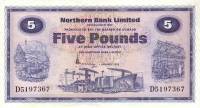 (№1986P-188c) Банкнота Северная Ирландия 1986 год "5 Pounds" (Подписи: Newland)
