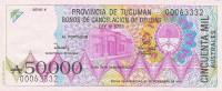 (№1991P-S2719) Банкнота Аргентина 1991 год "50,000 Australes"