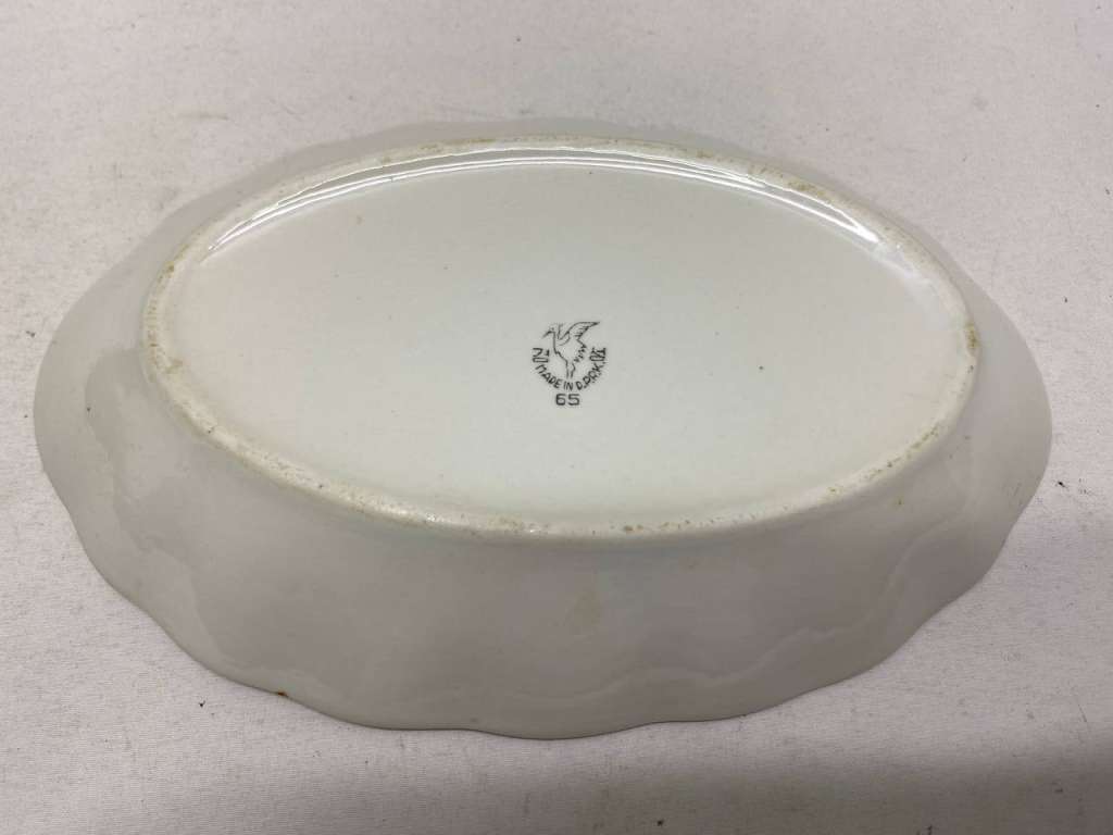 Селедочница фарфор Северная Корея DPRK