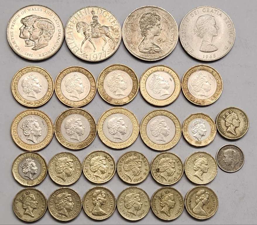 Набор монет Англия 28 штук