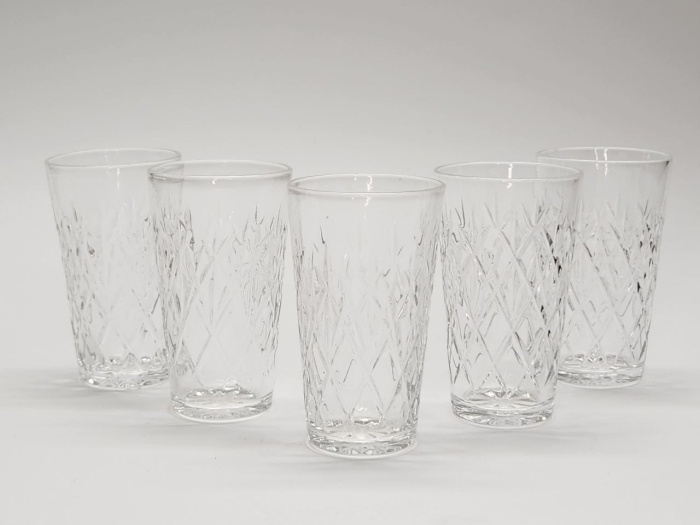 Стопки высокие 5 шт хрусталь СССР