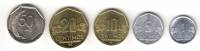(2009-2010, 5 монет) Набор монет Перу 2009-2010 год    UNC