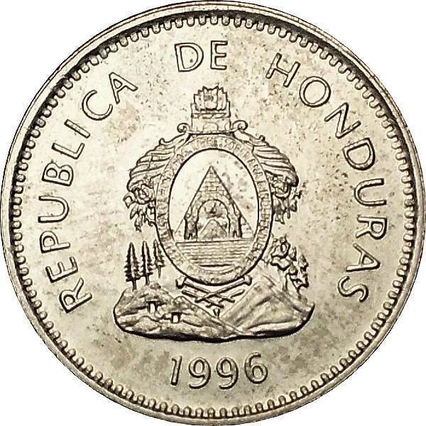 (№1995km83a.2) Монета Гондурас 1995 год 20 Centavos (Облаков Нет)