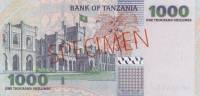 (,) Банкнота Танзания 2003 год 1 000 шиллингов "Джулиус Ньерере"   UNC