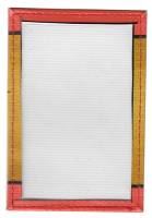 Обложка для проездного (Полимер) Принт "Микки-маус и Минни- маус смеются", Красный/желтый/черный