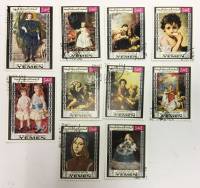 --  Набор марок Йемен 10 шт.  Гашёные , III Θ