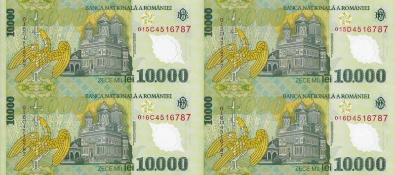 (2000) Банкнота Румыния 2001 год 10 000 лей &quot;Николае Йорга&quot;   UNC