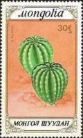 (1989-032) Марка Монголия "Эхинопсис Эрье"    Кактусы III Θ