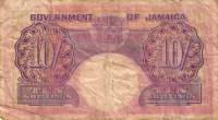 (№1955P-39a.2) Банкнота Ямайка 1955 год "10 Shillings"