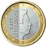 (2003) Монета Люксембург 2003 год 1 евро   Биметалл  UNC