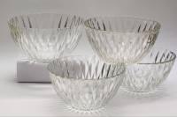 Салатники 4 штуки стекло СССР винтаж большие глубокие