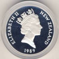 (№1989km68a) Монета Новая Зеландия 1989 год 1 Dollar (Игры Содружества 1990, Окленд)