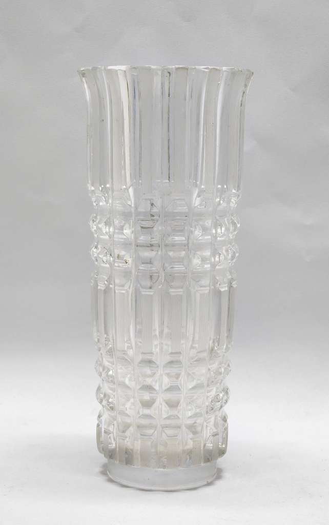 Ваза цилиндр хрусталь 27,5 см СССР