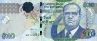  Банкнота Багамские острова 2009 год 10     UNC