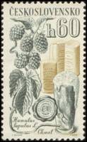 (1961-049) Марка Чехословакия "Хмель"    Сельскохозяйственная продукция III Θ