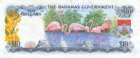 (№P-22a) Банкнота Багамские острова 1965 год 10 Dollars "Багамский доллар"