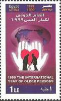 (№1999-1997) Марка Египет 1999 год "Международный Год пожилых людей", Гашеная