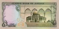 (№1975P-18c) Банкнота Иордания 1975 год "1 Dinar" (Подписи: Mohamad Dabbas  Said Nabulsi)