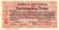 (№1920) Банкнота Германия 1920 год "25 Pfennig"