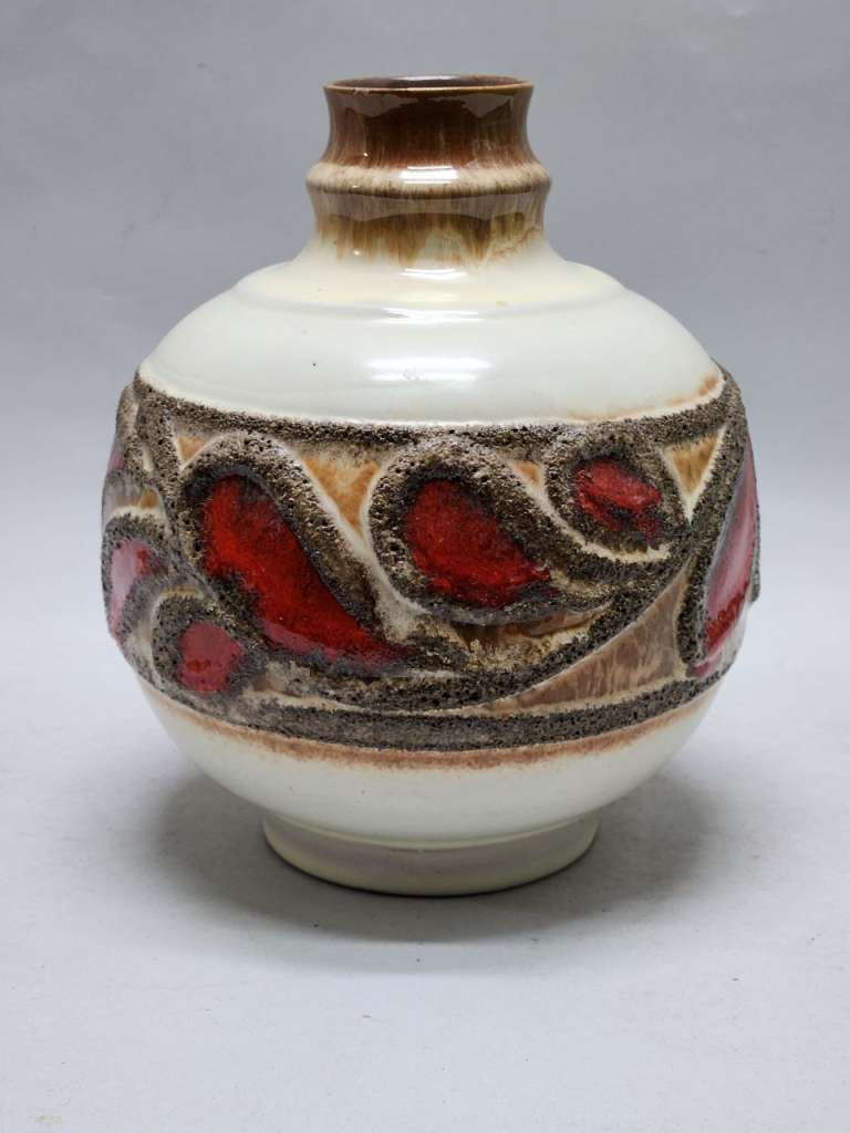 Ваза керамика  Коралл ГДР 17 см