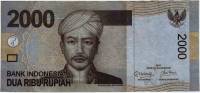 (2011) Банкнота Индонезия 2011 год 2 000 рупий "Принц Антасари"   VF