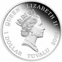 (№2009km95) Монета Тувалу 2009 год 1 Dollar (Лидер десептиконов Мегатрон)