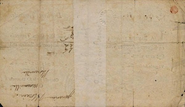 (№1720P-A20a) Банкнота Франция 1720 год &quot;10 Livres Tournois&quot;