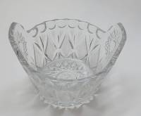 Салатник, хрусталь, высота 6,5-9 см, д-13 см. (сост. на фото)