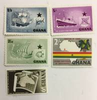 (--) Набор марок Гана "5 шт."  Негашеные  , III O