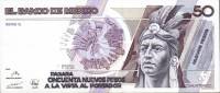 (№1992P-97a.6) Банкнота Мексика 1992 год "50 Nuevos Pesos"