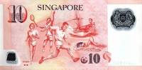 (,) Банкнота Сингапур 2009 год 10 долларов "Юсоф бин Исхак" Пластик  UNC