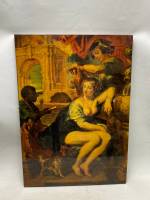 Панно дерево Версавия у фонтана, Рубенс 35*49 см